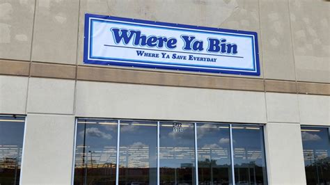 Where ya bin - Where Ya Bin is a new and riveting retail experience that gives shoppers the opportunity to purchase name-brand products at a 30% to 90% discount! Our Team Where Ya Bin aspires to pass the savings along to the customer first by always making their experience the top priority. 